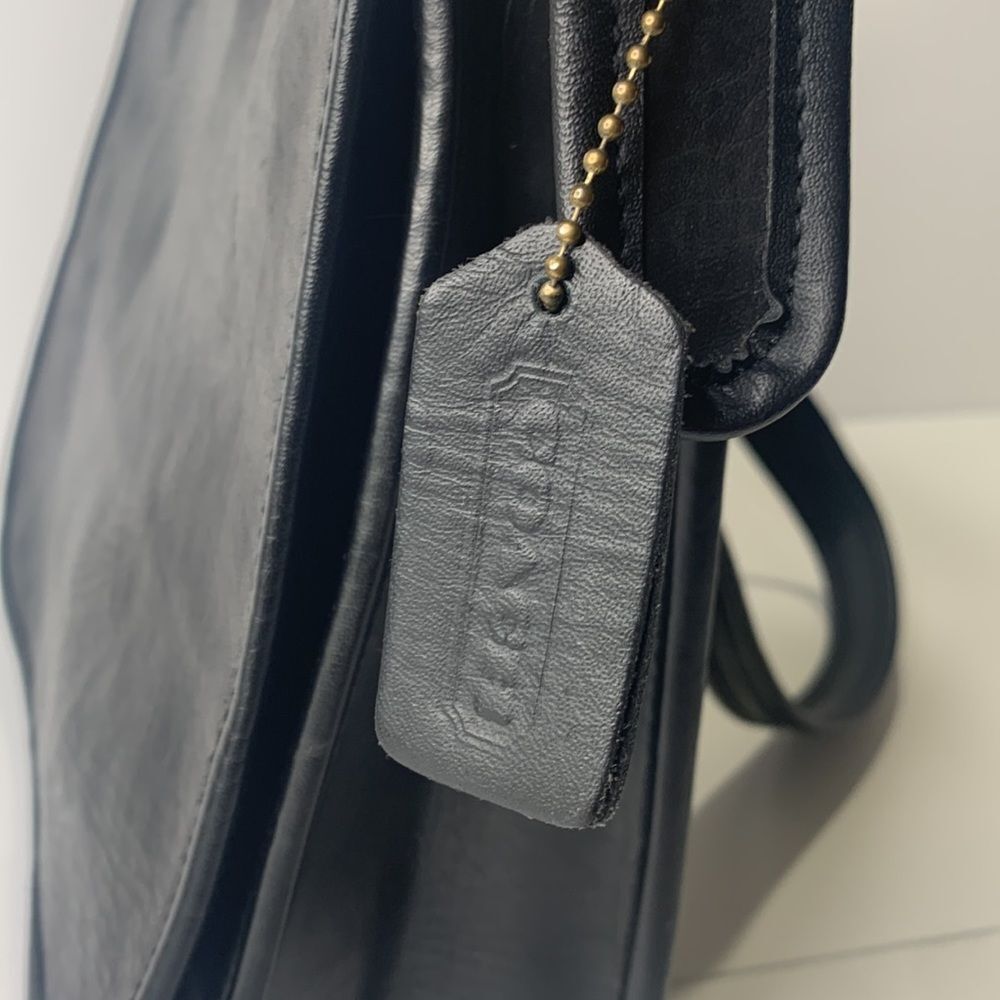 Coach Patricia’s Legacy black leather satchel bag - Picture 3 of 10